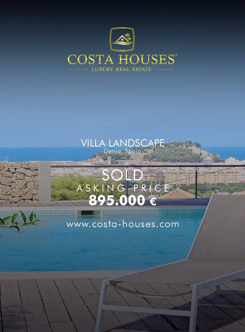Exterior view of Houses for sale in Dénia  with Air Conditioner, Private garden and Terrace