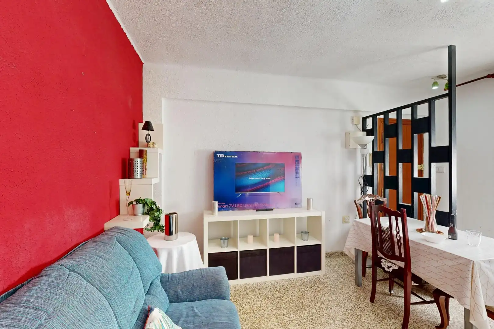 Sala de estar de Piso en venta en Cartagena con Balcón