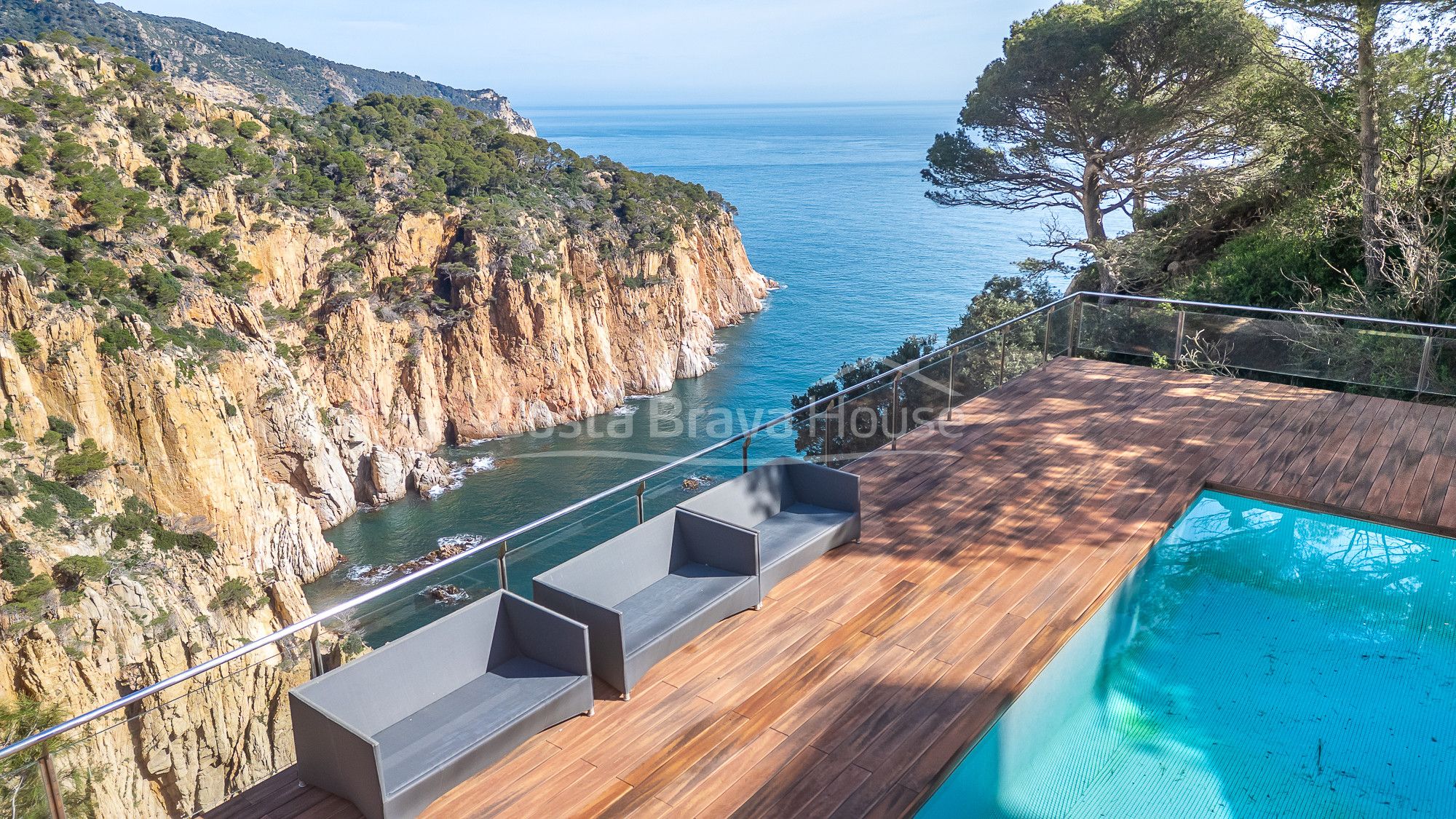 Terraza de Casa o chalet en venta en Begur con Aire acondicionado, Calefacción y Jardín privado