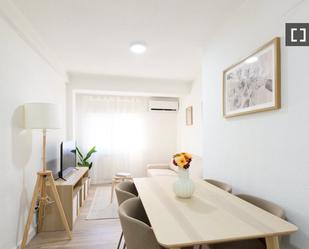 Dining room of Flat to rent in  Madrid Capital  with Air Conditioner, Heating and Furnished