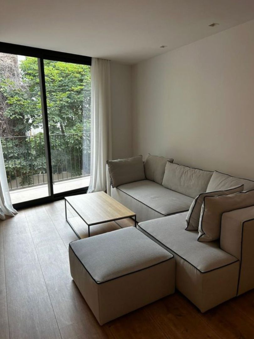 Living room of House or chalet for sale in  Barcelona Capital  with Air Conditioner, Private garden and Terrace