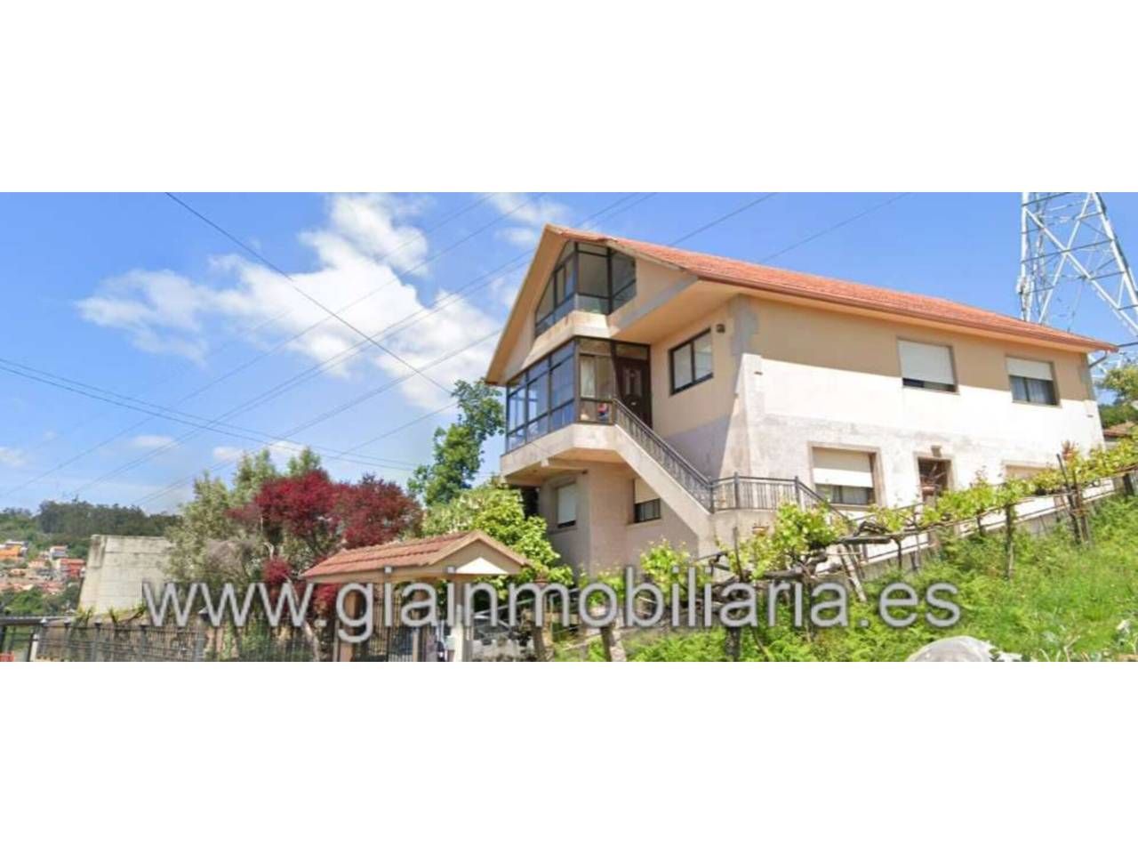 Exterior view of House or chalet for sale in Vigo   with Heating, Private garden and Parquet flooring