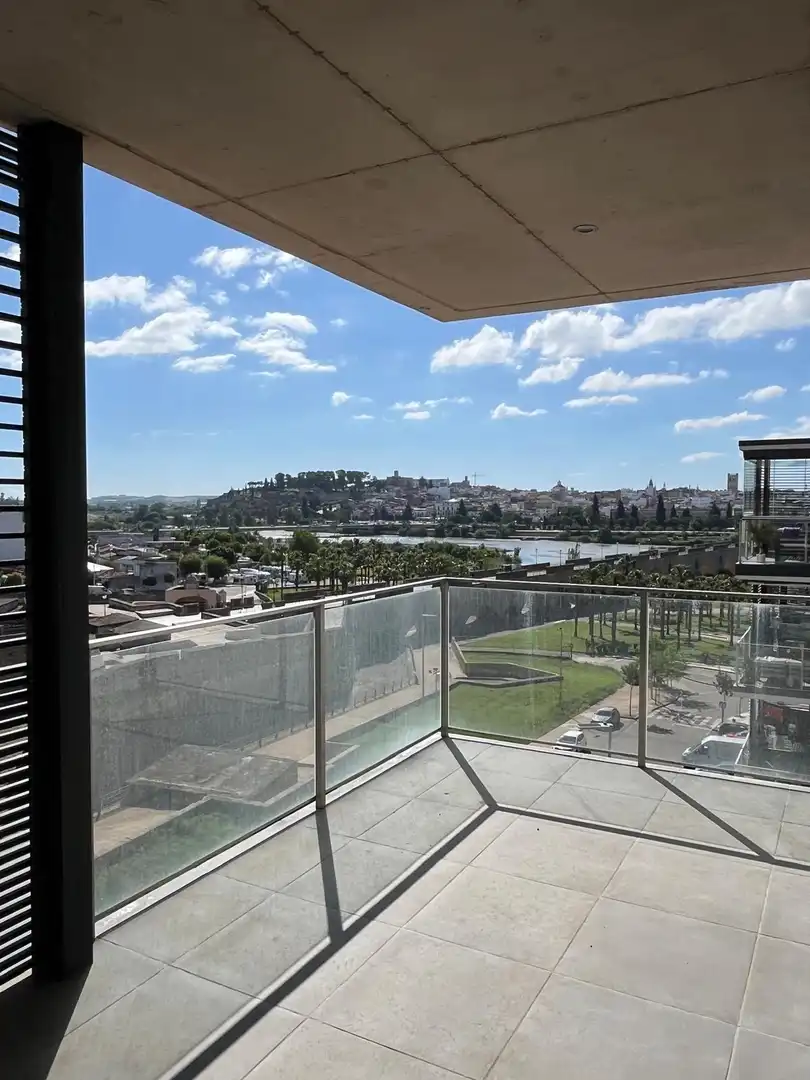 Balcony of Flat for rent in Badajoz  with Heating, Private garden and Terrace