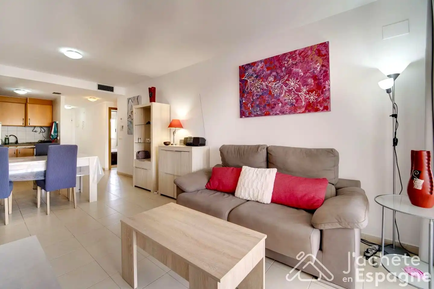 Sala d'estar de Pis en venda en Peñíscola / Peníscola amb Aire condicionat, Terrassa i Traster