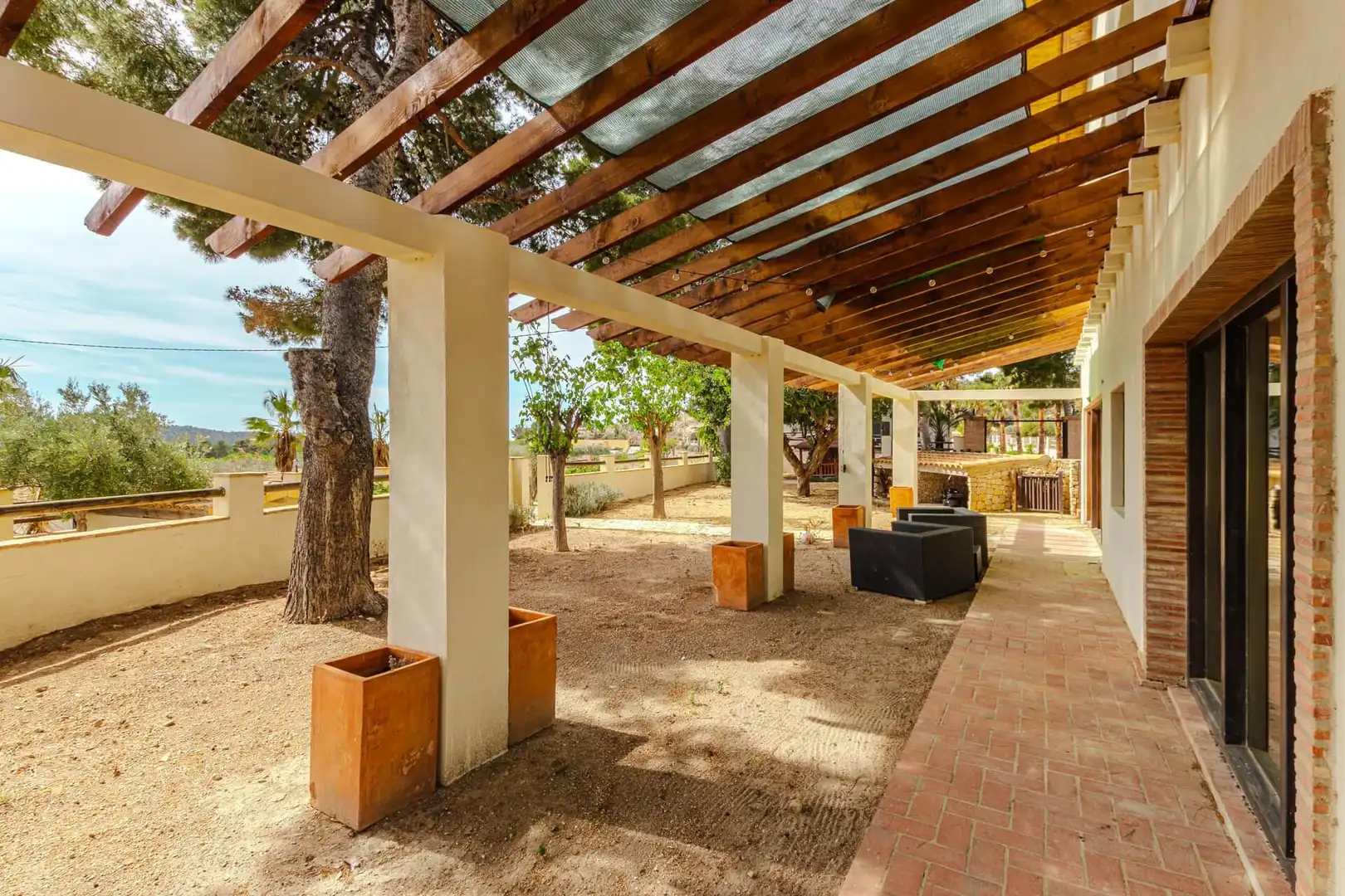 Terraza de Finca rústica en venta en Aigües con Calefacción, Jardín privado y Terraza