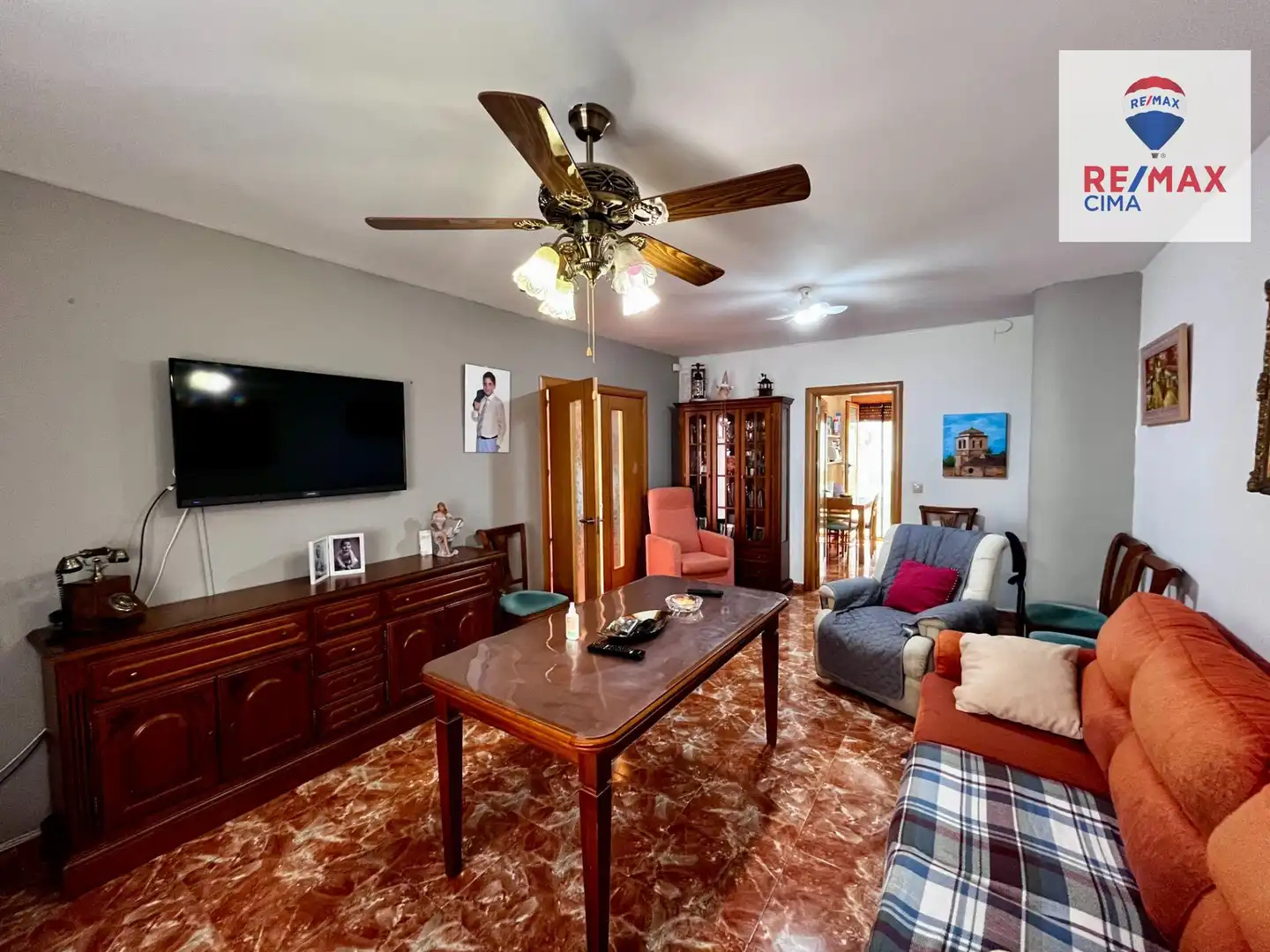 Sala de estar de Casa o chalet en venta en Galera con Aire acondicionado, Calefacción y Jardín privado