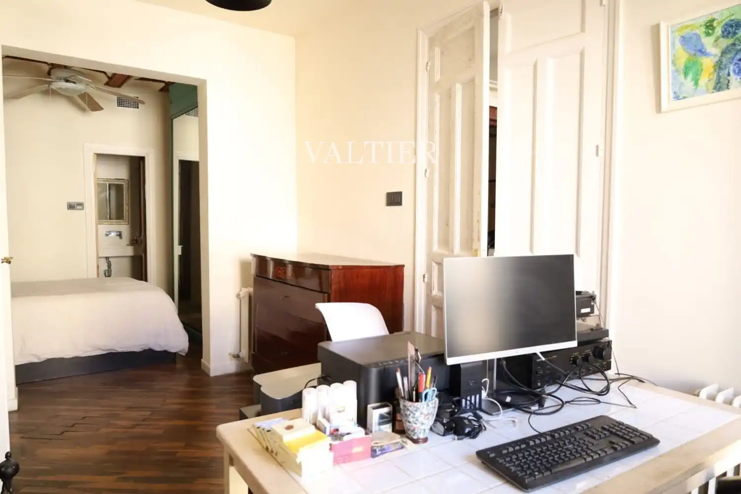 Bedroom of Flat for rent in Madrid  with Air Conditioner, Storage room and Furnished