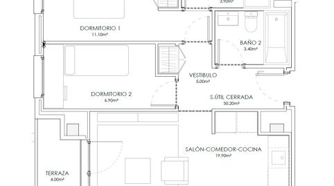 Foto 2 de Piso en venta en Castilla la Mancha, 4, Marchamalo, Guadalajara