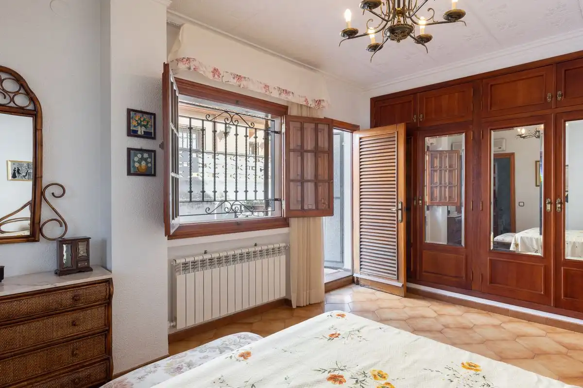 Schlafzimmer von Country house zum Verkauf in Mogente / Moixent mit Klimaanlage, Heizung und Terrasse