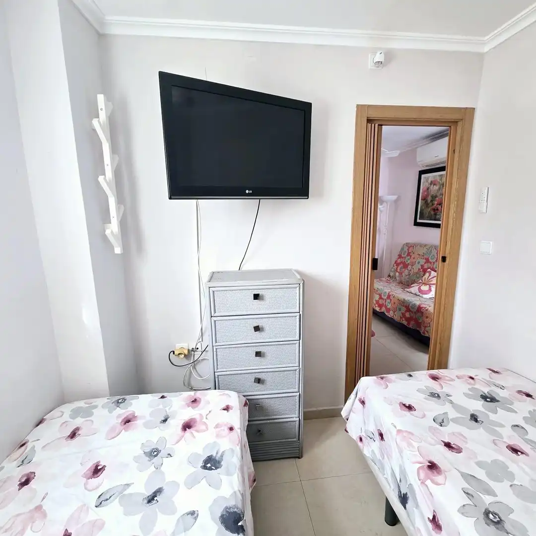 Bedroom of Attic for sale in Benidorm  with Air Conditioner, Terrace and Furnished