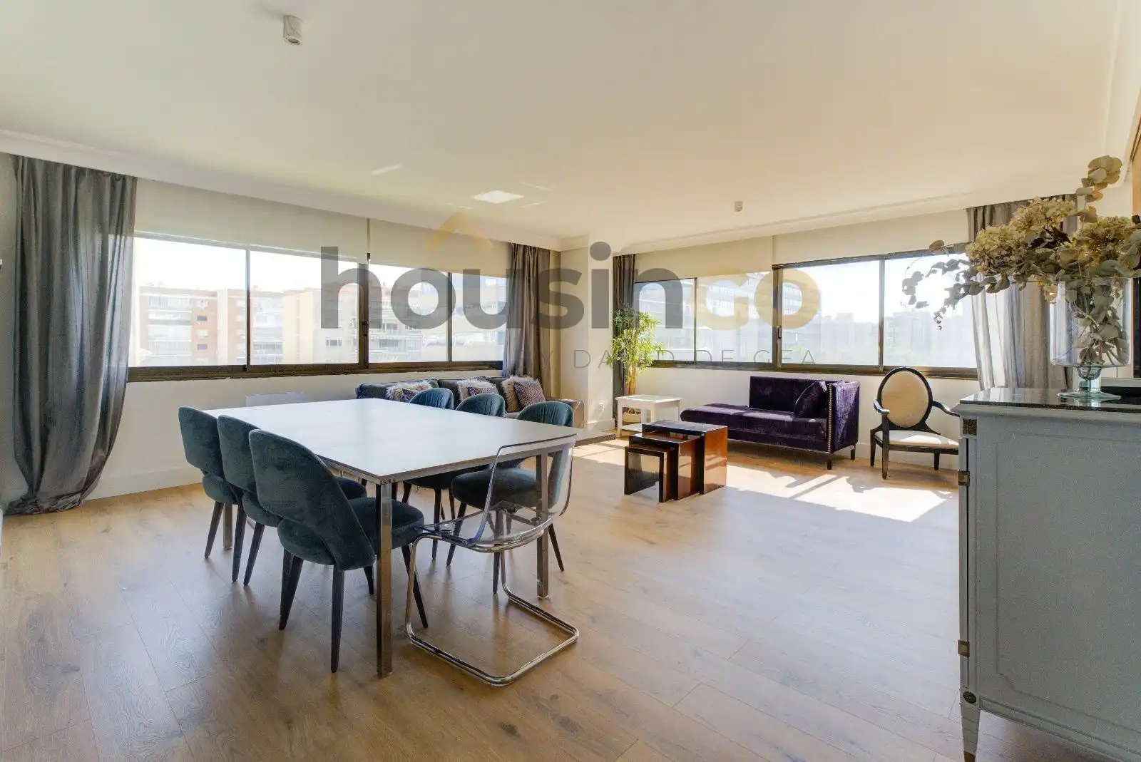 Sala de estar de Piso de alquiler en Madrid con Aire acondicionado, Calefacción y Amueblado