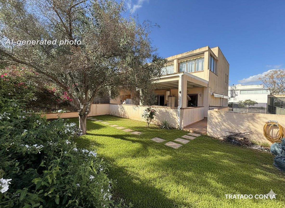 Garden of Apartment for sale in Eivissa  with Air Conditioner, Heating and Terrace