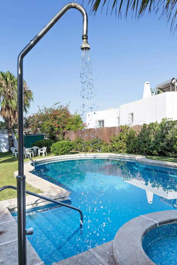 Swimming pool of Houses for sale in Roquetas de Mar  with Air Conditioner, Private garden and Terrace