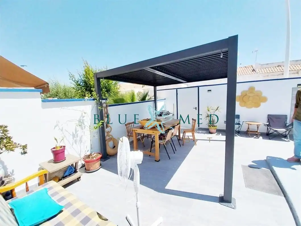 Terrassa de Casa o xalet en venda en Mazarrón amb Aire condicionat, Terrassa i Piscina