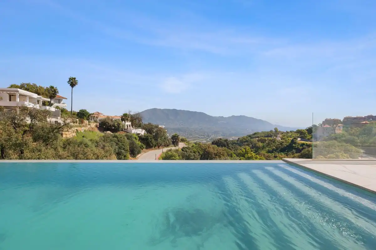 Swimming pool of Houses for sale in Ojén  with Air Conditioner, Private garden and Terrace