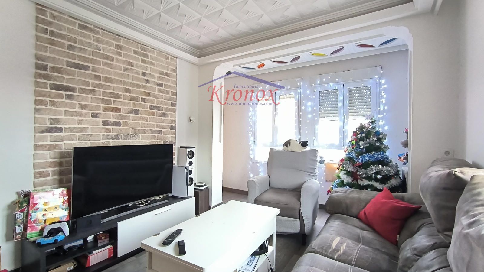 Sala de estar de Piso en venta en  Madrid Capital con Aire acondicionado y Calefacción