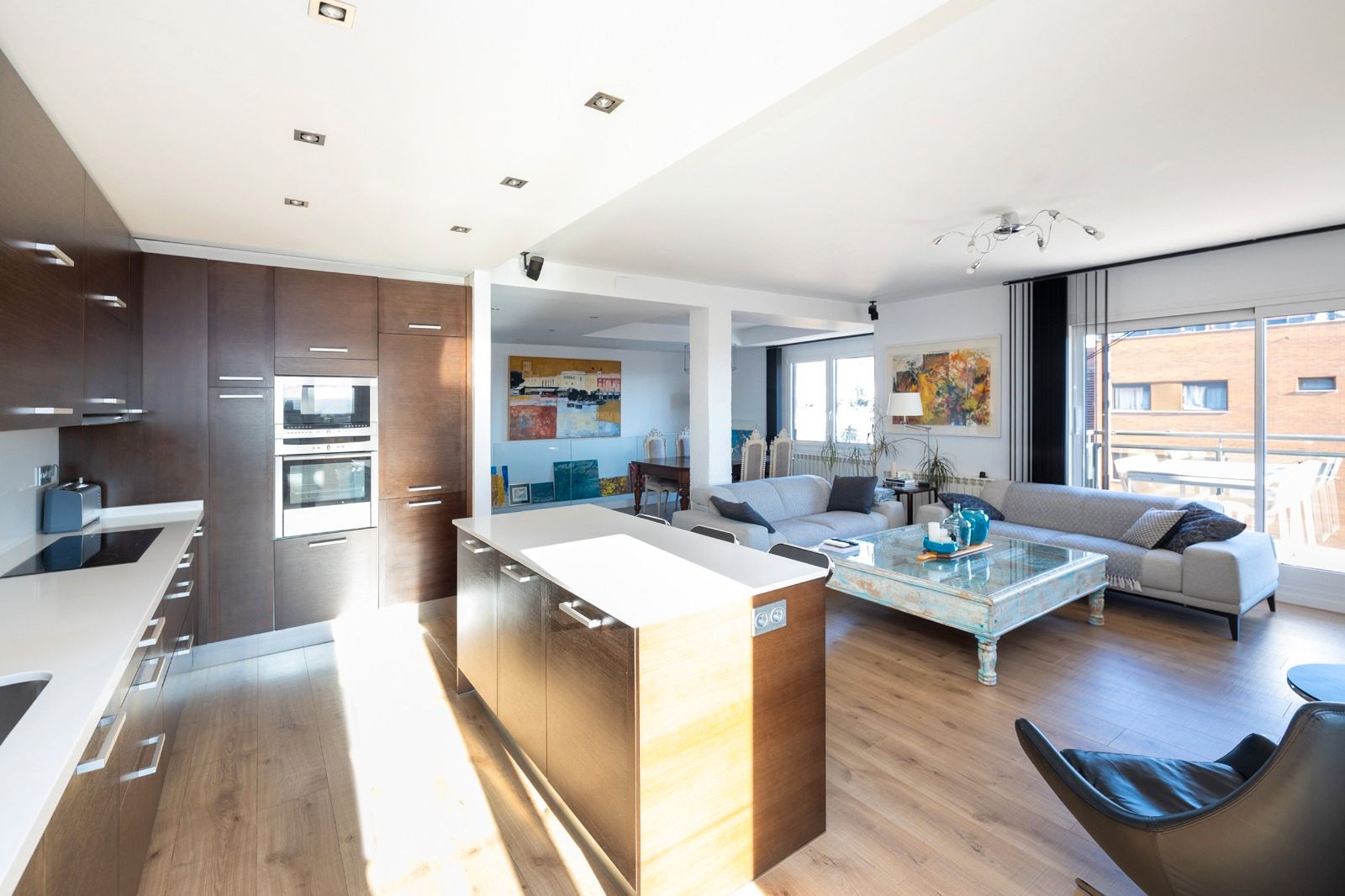 Kitchen of Attic for sale in  Granada Capital  with Air Conditioner, Heating and Terrace