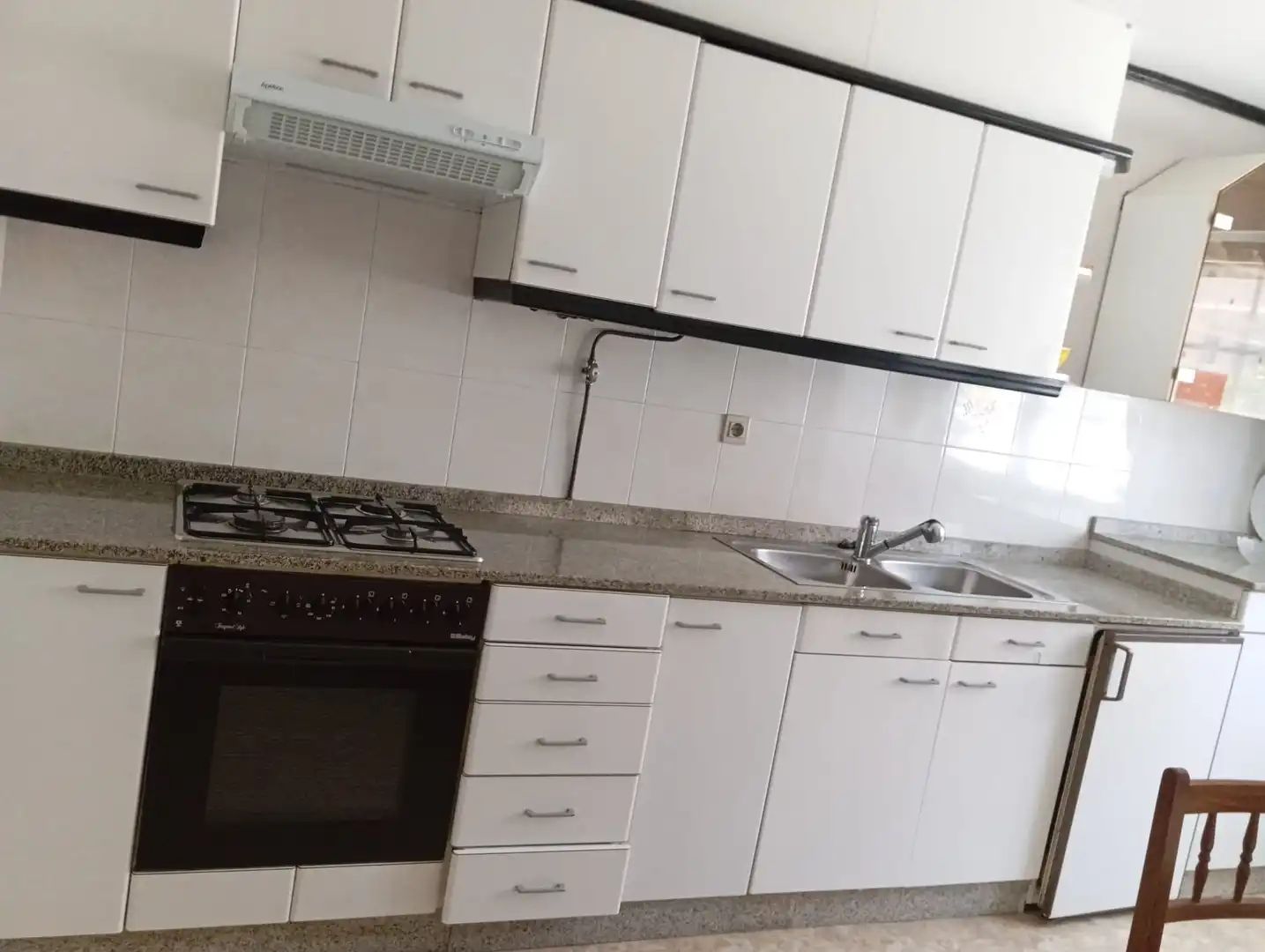 Kitchen of Flat for rent in Porto do Son  with Furnished