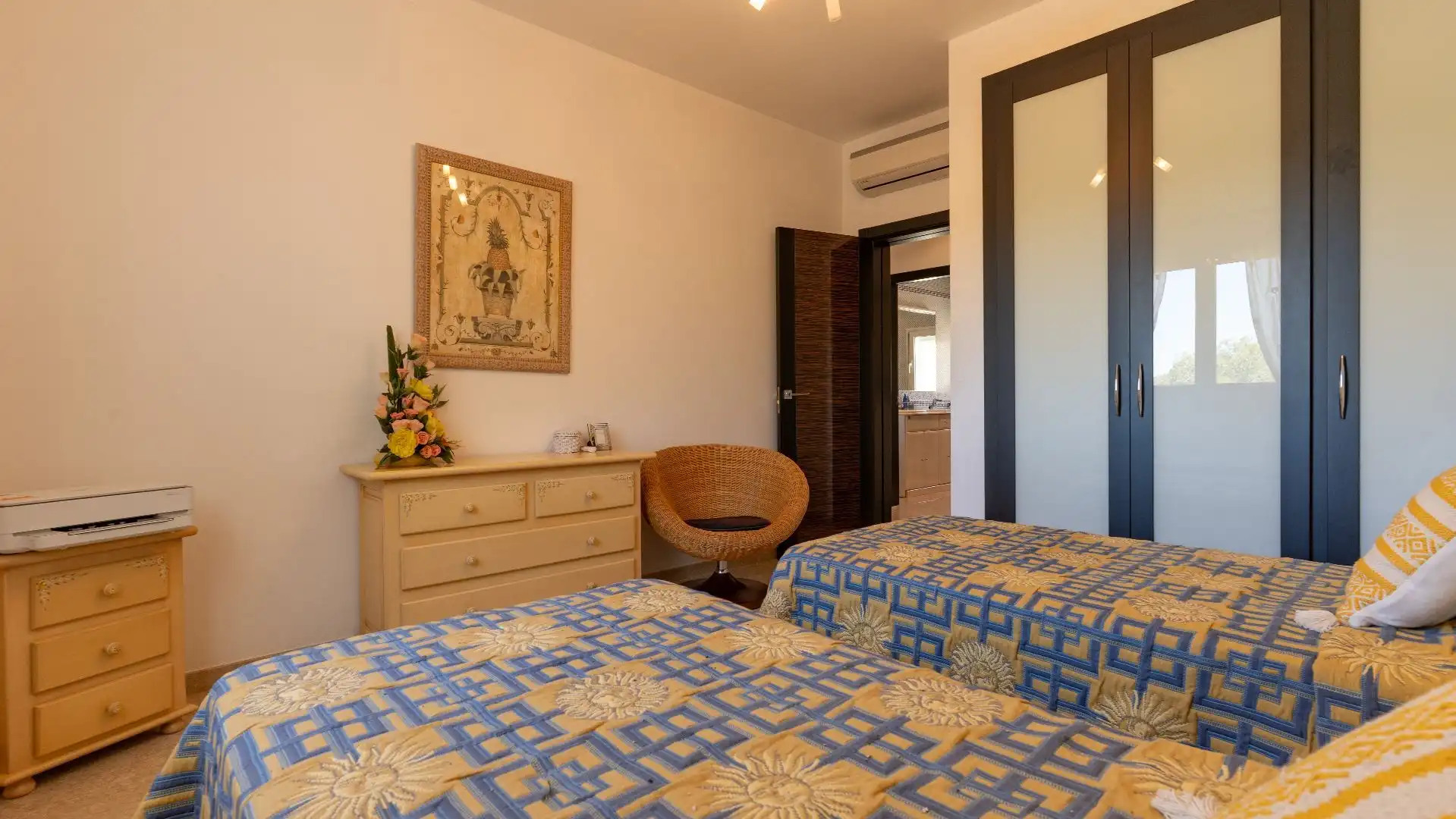 Bedroom of Houses for sale in Jávea / Xàbia  with Air Conditioner, Heating and Terrace
