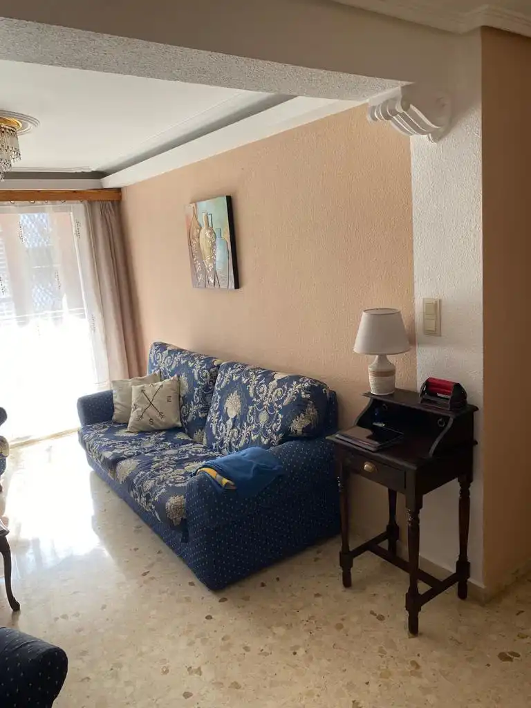 Sala de estar de Piso en venta en Valencia con Amueblado y Balcón