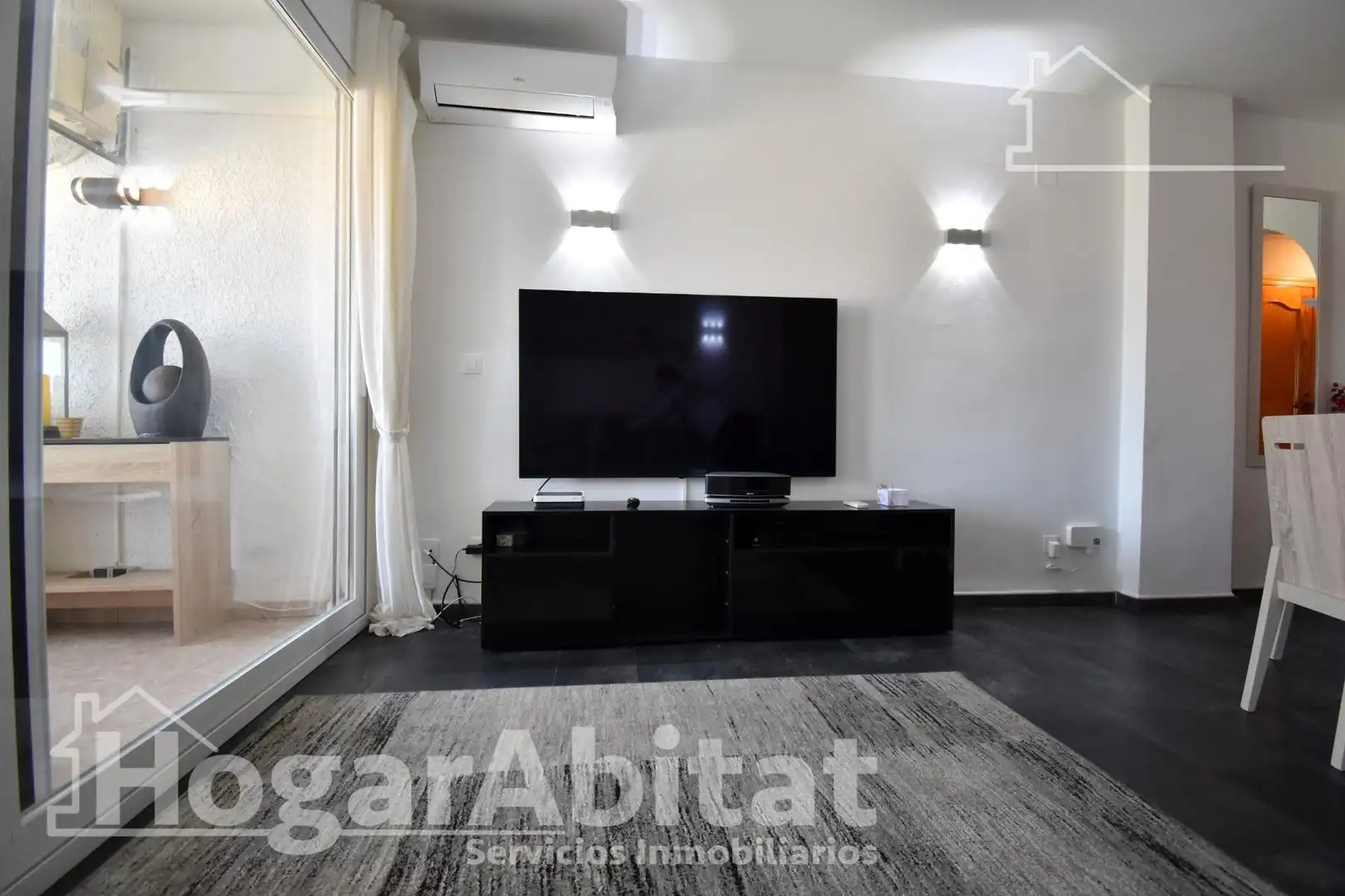 Sala de estar de Ático en venta en Dénia con Aire acondicionado, Calefacción y Jardín privado
