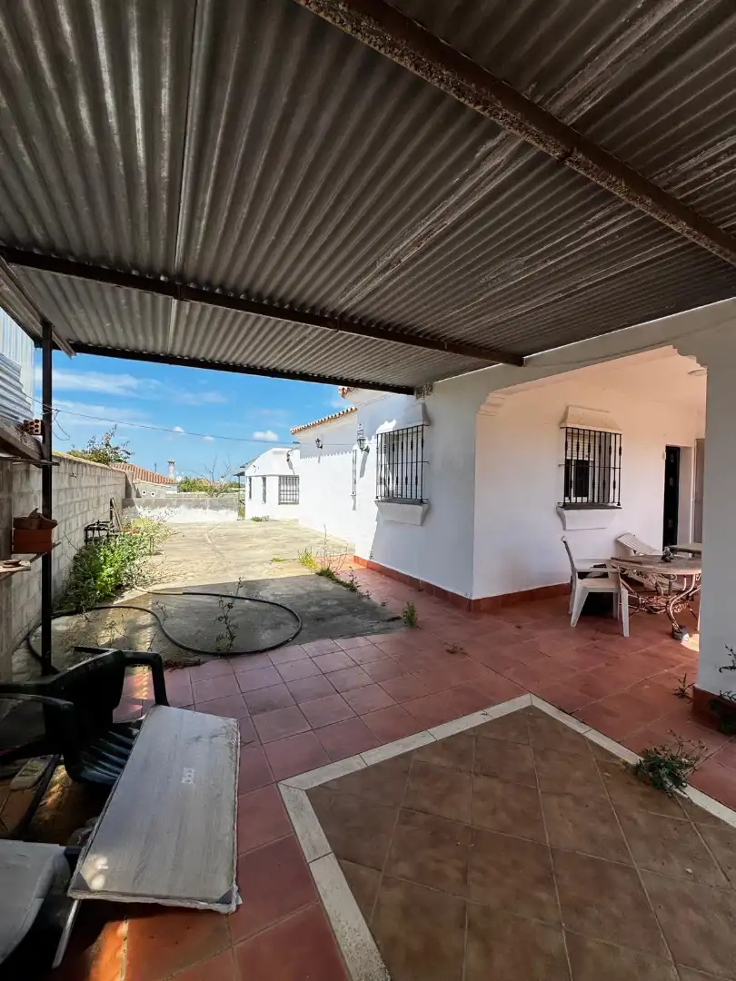 Exterior view of Houses for sale in Chiclana de la Frontera  with Private garden and Swimming Pool
