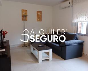 Living room of Flat to rent in  Madrid Capital  with Air Conditioner, Heating and Furnished