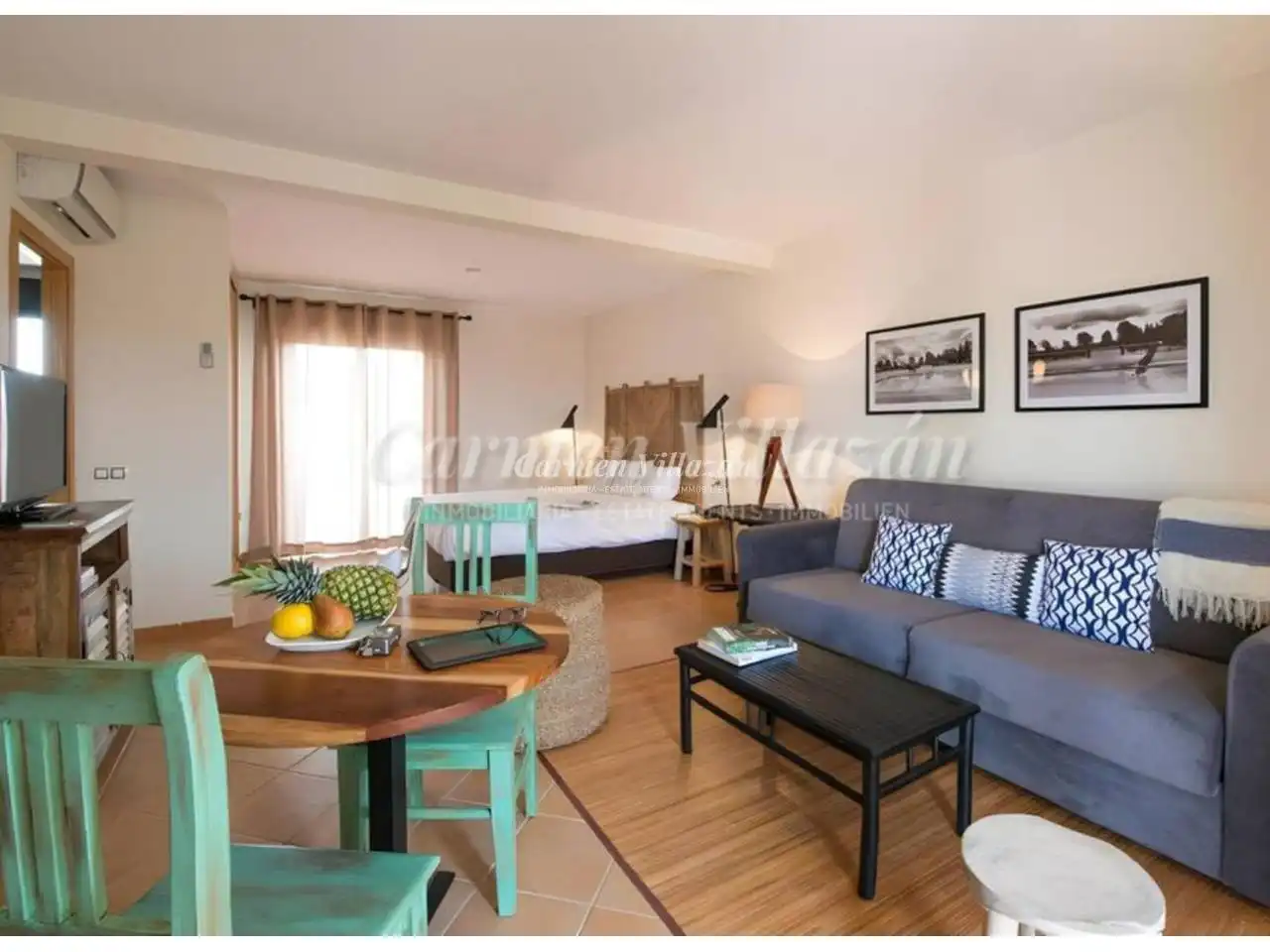 Sala de estar de Apartamento en venta en La Oliva con Terraza, Balcón y Piscina comunitaria