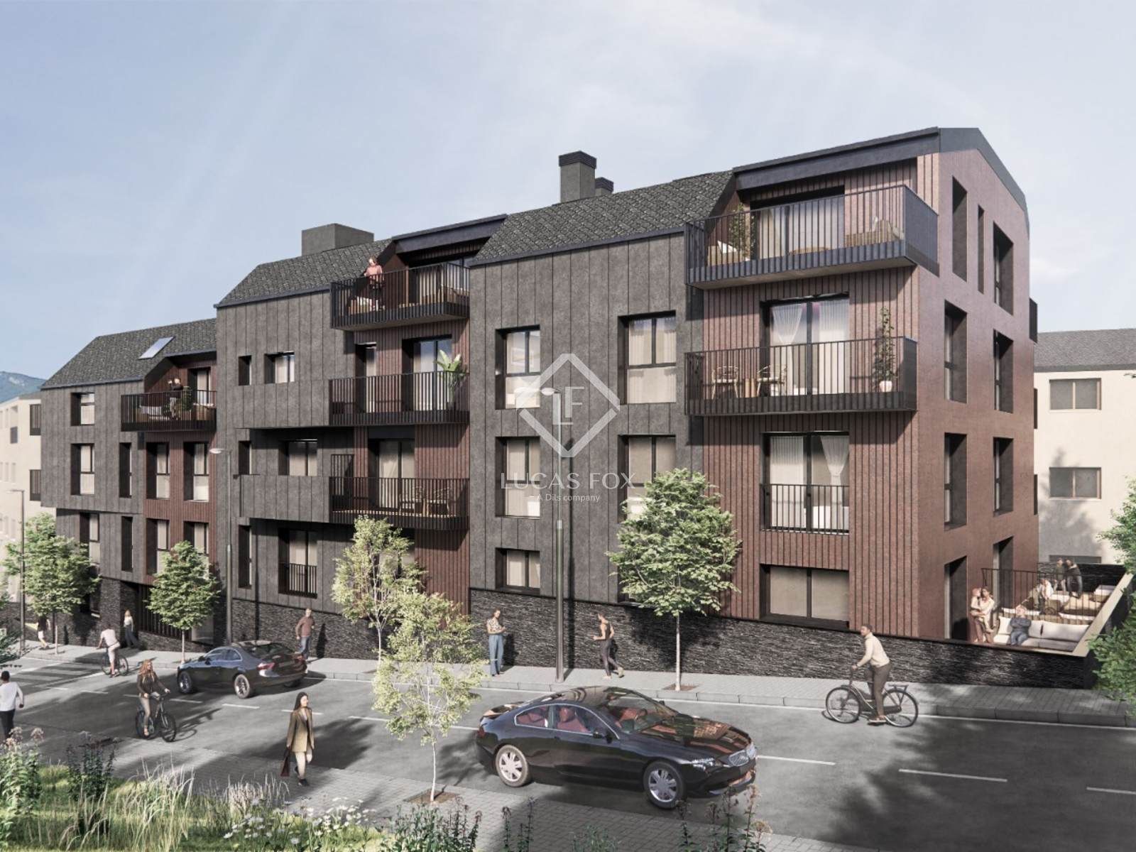 Vista exterior de Piso en venta en Encamp con Calefacción y Terraza