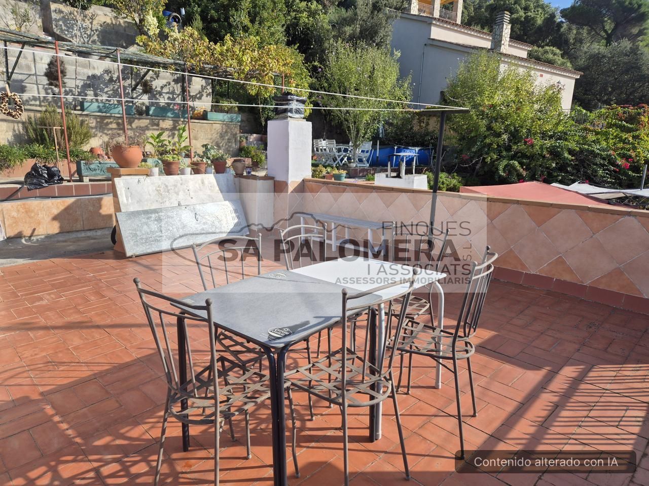 Terrassa de Casa o xalet en venda en Tordera amb Jardí privat, Terrassa i Piscina