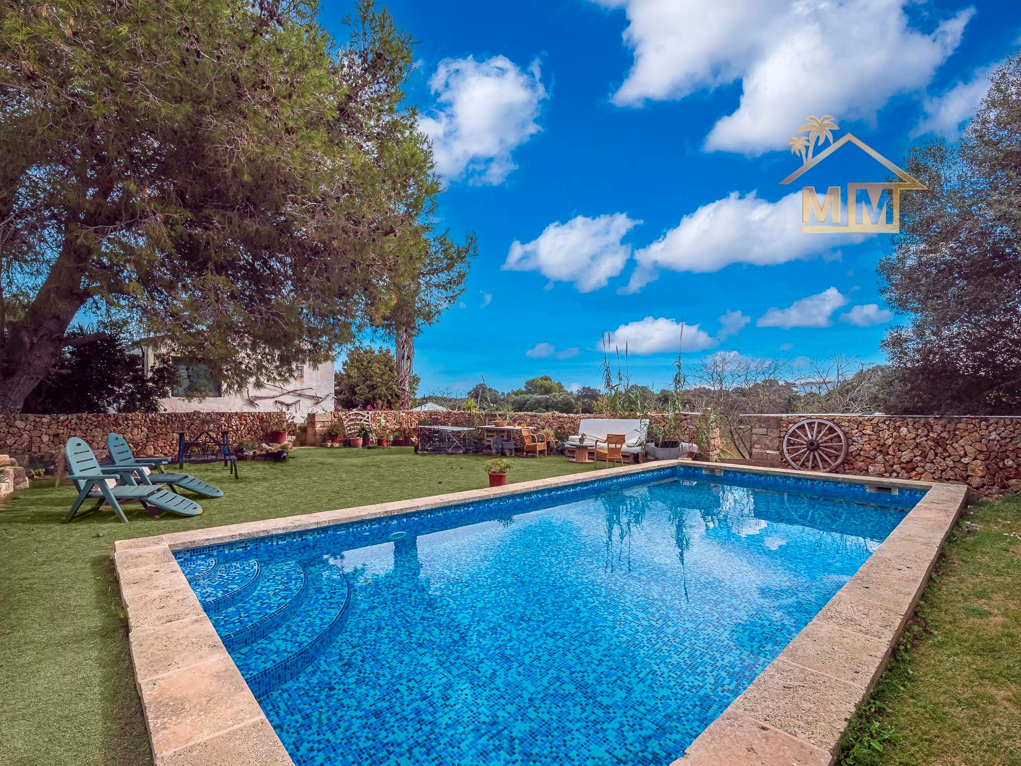 Piscina de Finca rústica en venta en San Clemente con Calefacción, Jardín privado y Terraza