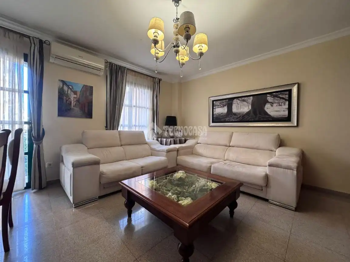 Sala d'estar de Pis de lloguer en Fuengirola amb Terrassa i Balcó