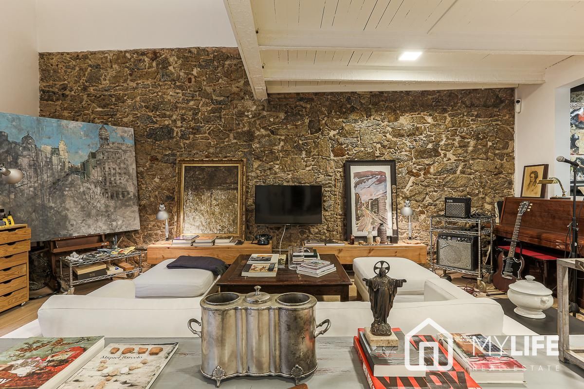 Sala d'estar de Loft en venda en  Barcelona Capital amb Terrassa i Moblat