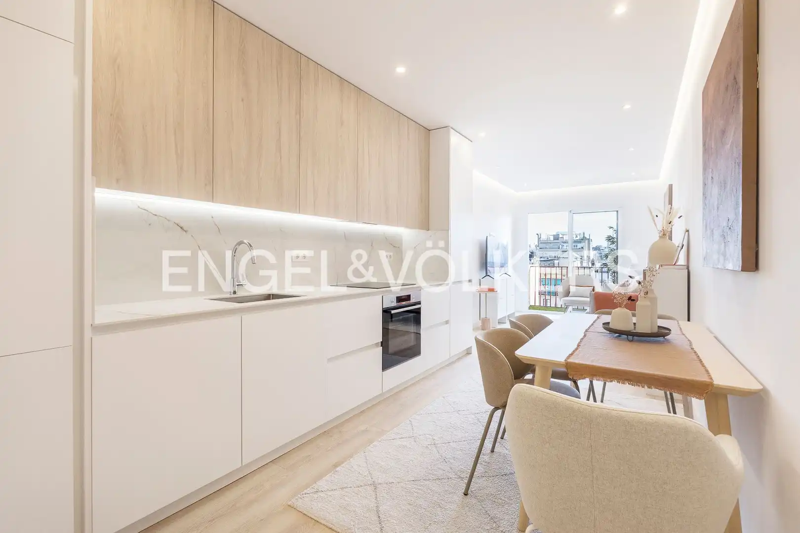 Sala de estar de Ático en venta en Barcelona con Aire acondicionado, Calefacción y Parquet