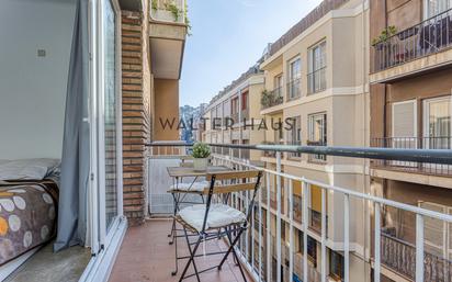 Balcony of Flat for sale in  Barcelona Capital  with Parquet flooring, Oven and Balcony