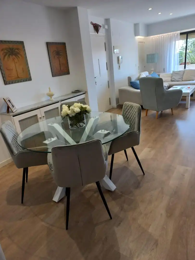 Menjador de Àtic de lloguer en Valencia amb Aire condicionat, Calefacció i Parquet