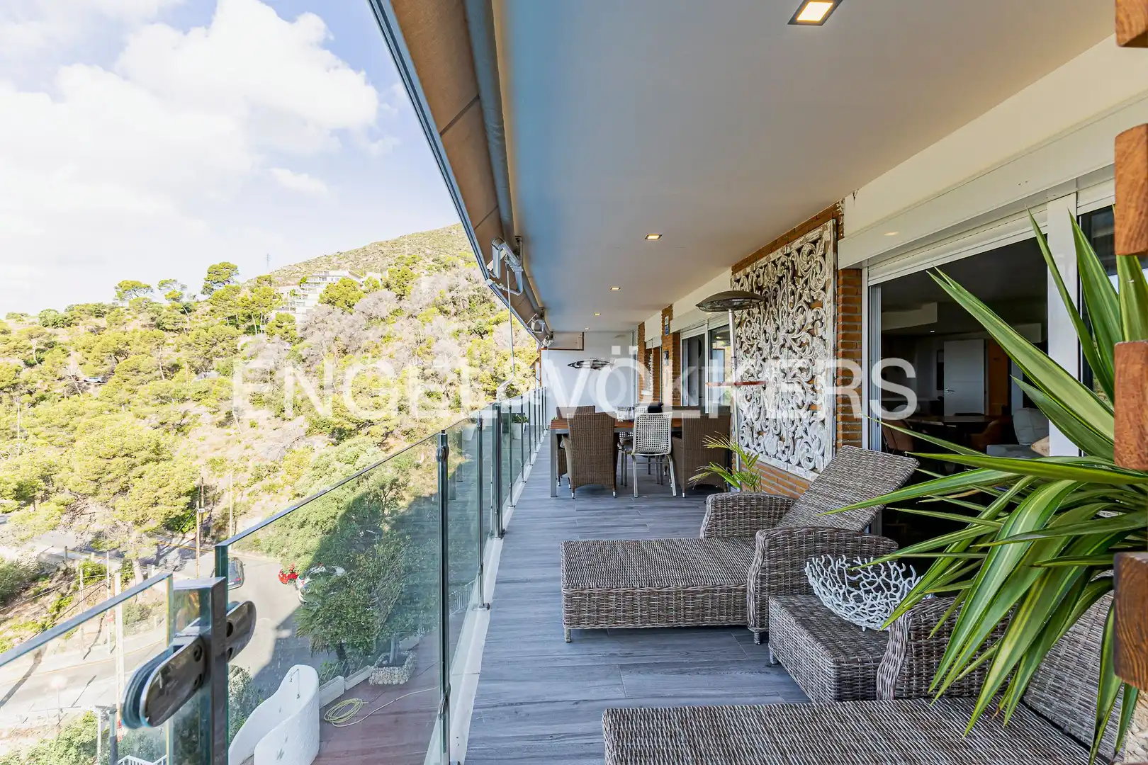 Terrasse von Wohnung zum Verkauf in Castelldefels mit Klimaanlage, Heizung und Parkett