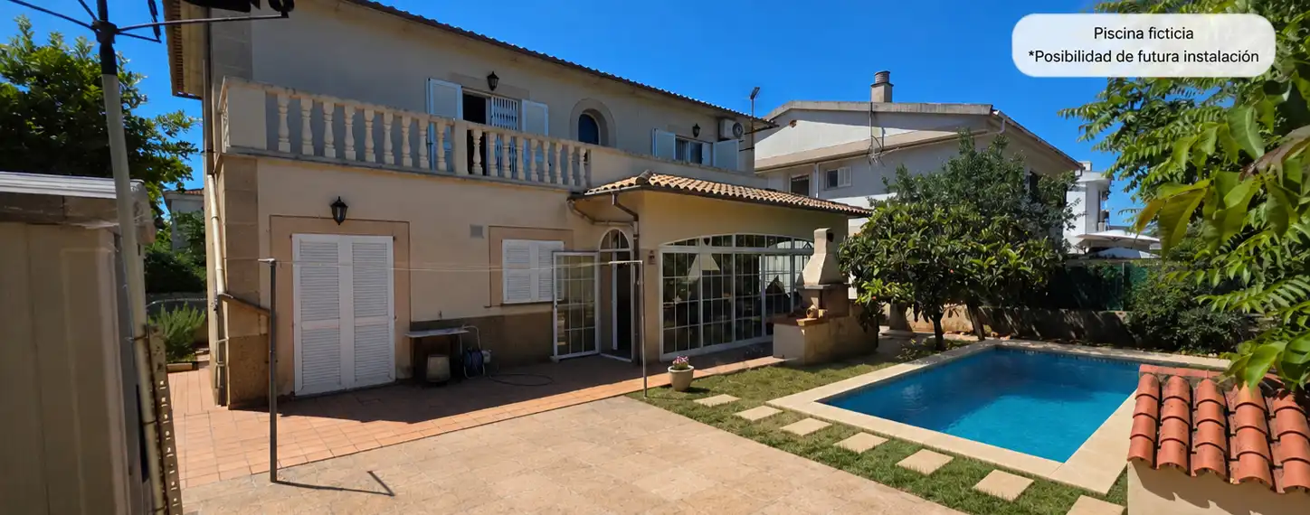 Jardín de Casa o chalet en venta en  Palma de Mallorca con Aire acondicionado, Calefacción y Jardín privado