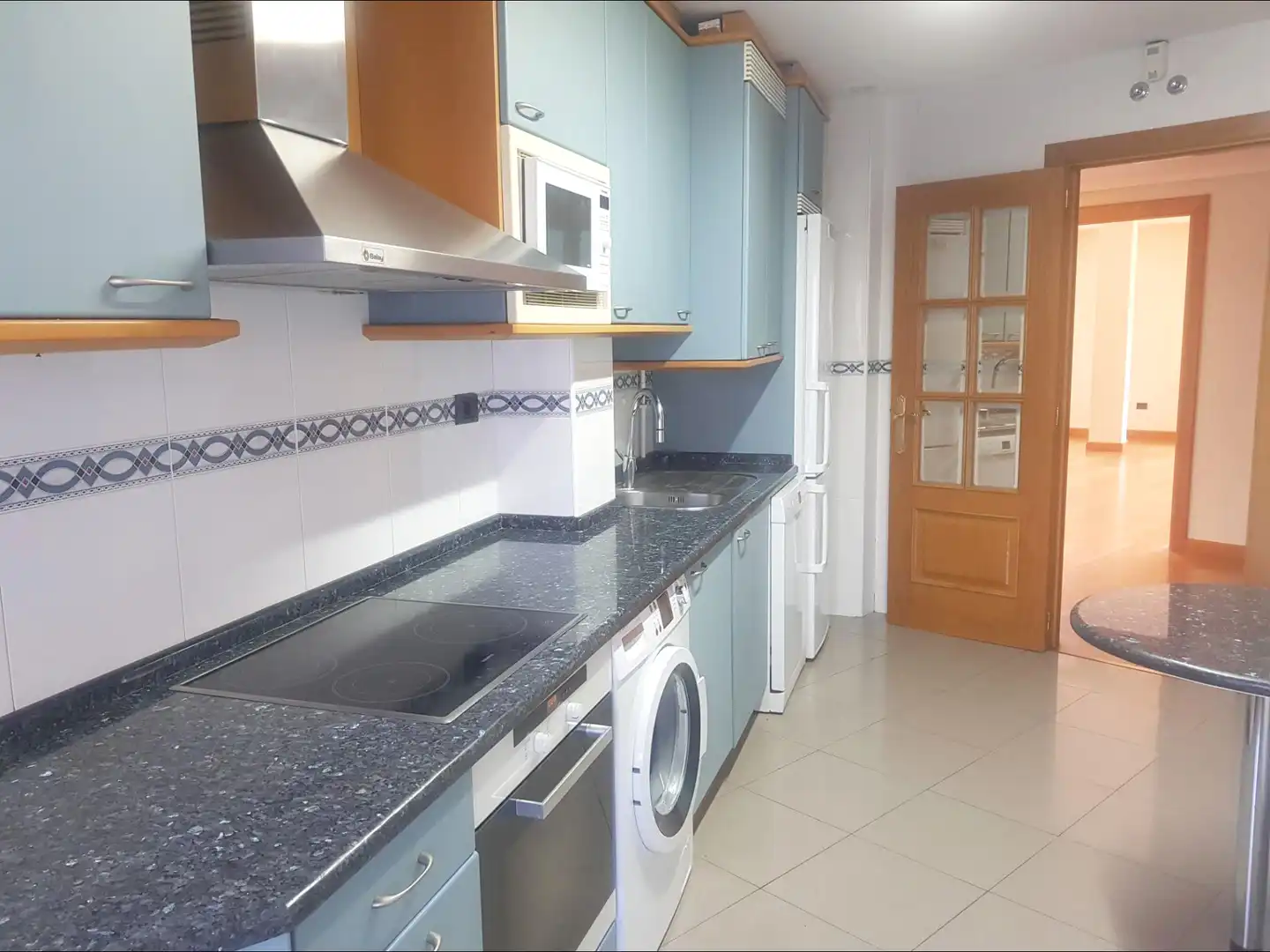 Cocina de Piso de alquiler en Zaragoza con Aire acondicionado, Calefacción y Parquet