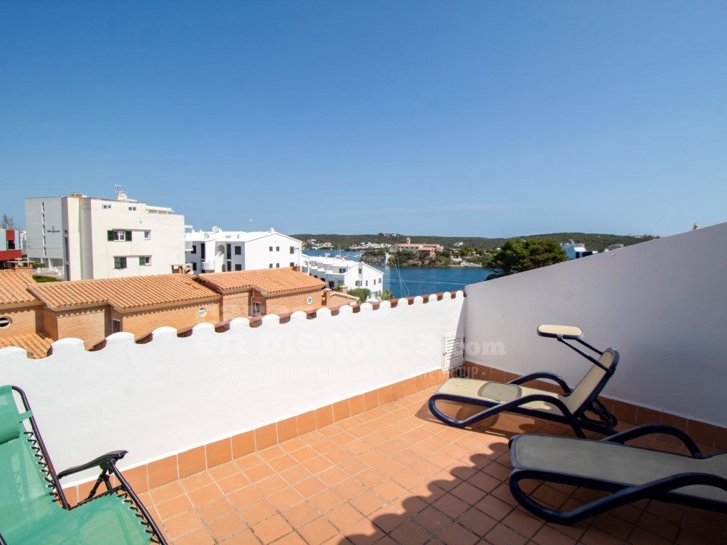 Terrace of Flat for sale in Es Castell  with Terrace, Swimming Pool and Community pool