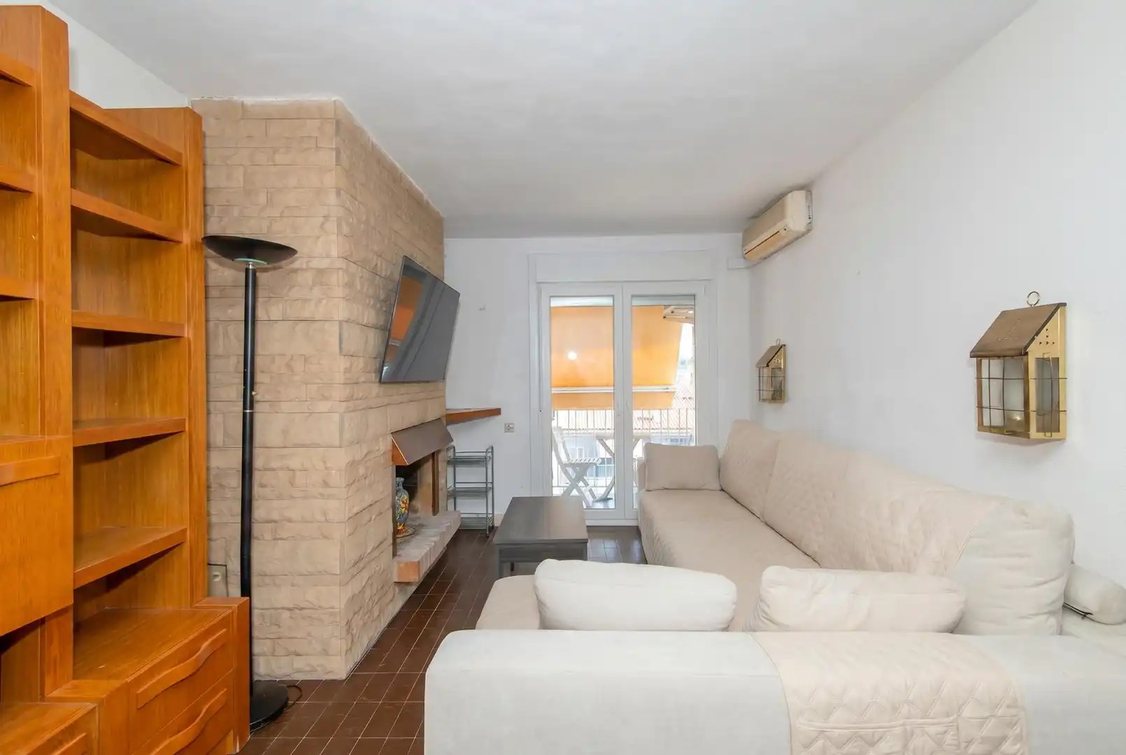 Sala de estar de Piso en venta en Girona con Aire acondicionado, Calefacción y Balcón