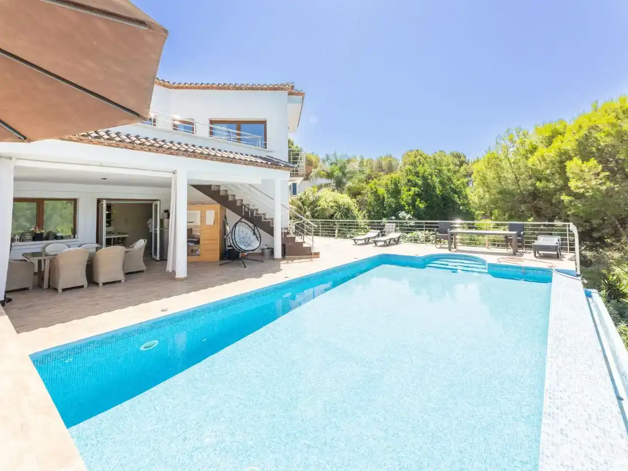 Piscina de Casa o xalet en venda en Altea amb Aire condicionat, Piscina i Balcó