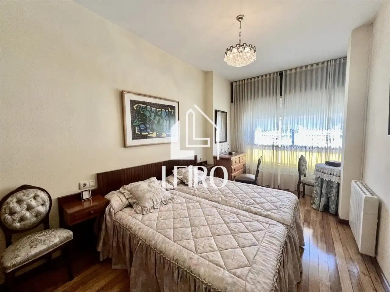 Dormitori de Casa adosada en venda en Cuntis amb Calefacció, Parquet i Terrassa