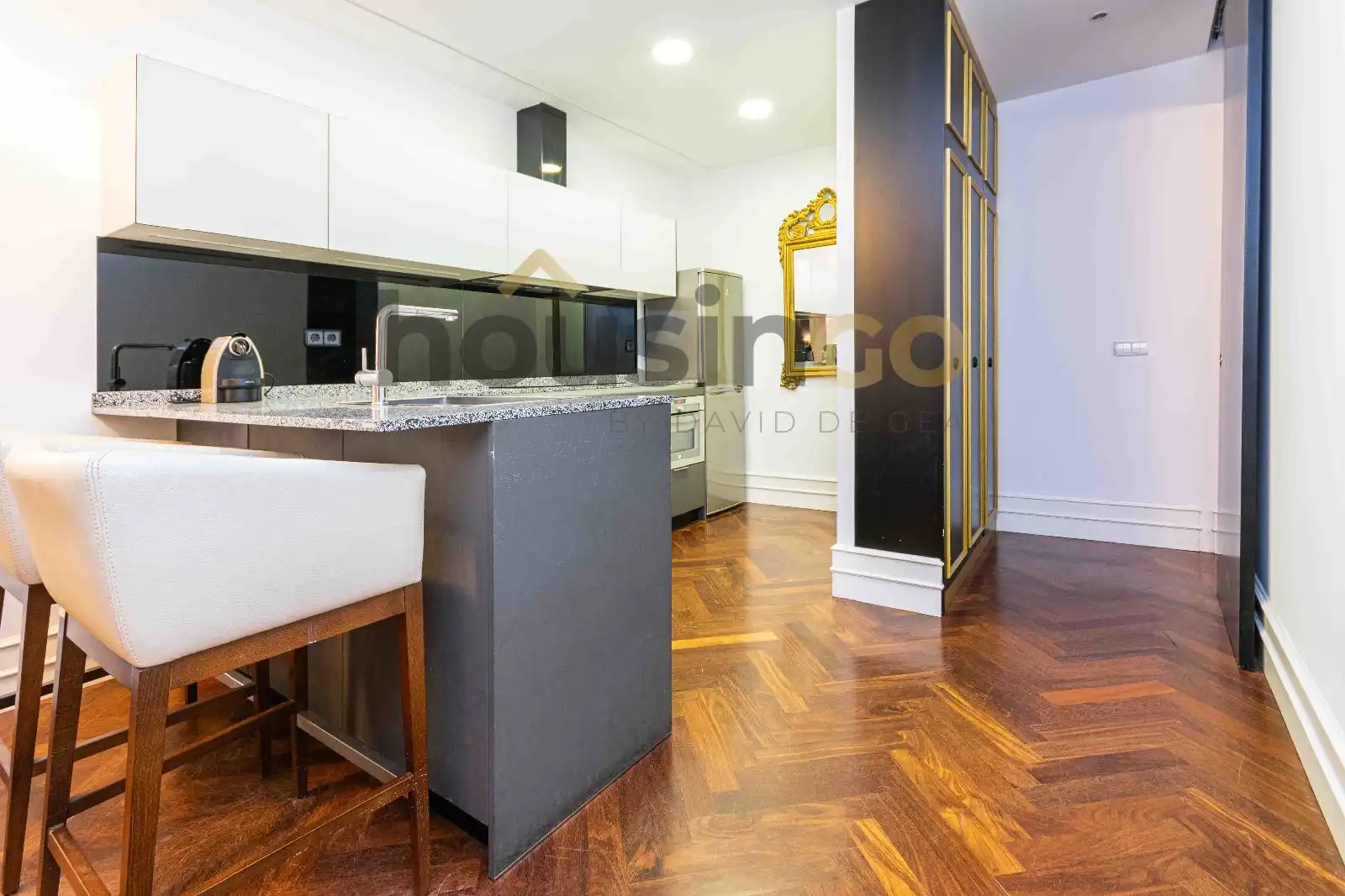 Kitchen of Flat for rent in Madrid  with Heating and Furnished