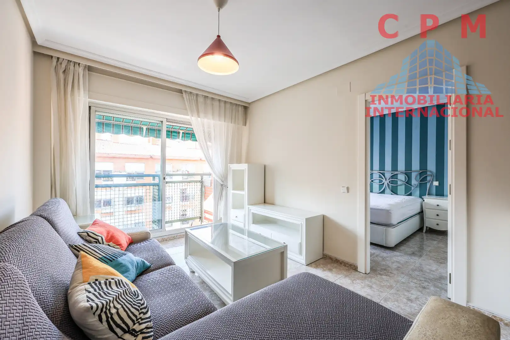 Schlafzimmer von Wohnung zur Miete in Madrid mit Klimaanlage, Heizung und Parkett