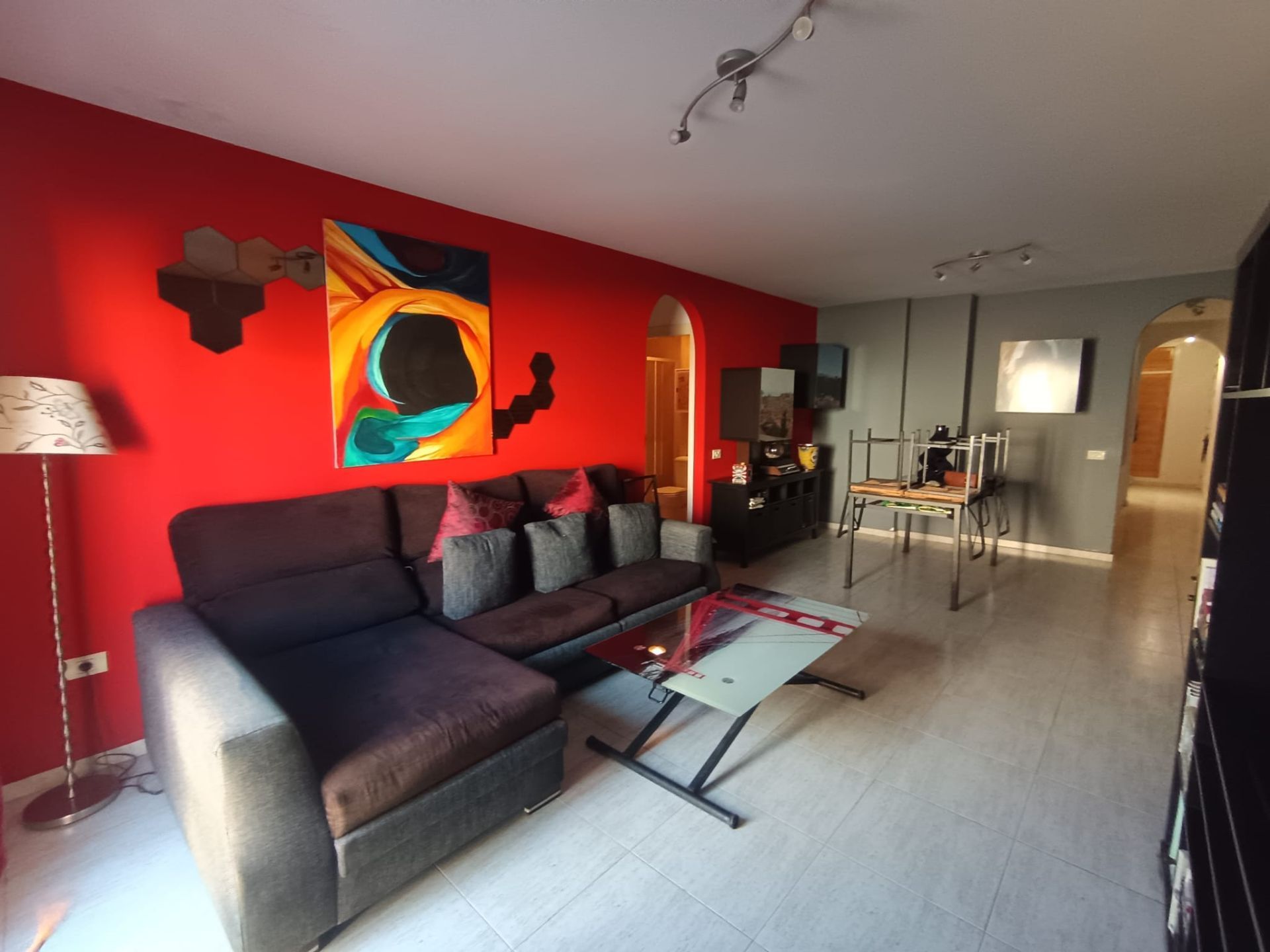 Living room of Flat for sale in  Santa Cruz de Tenerife Capital  with Terrace and Storage room