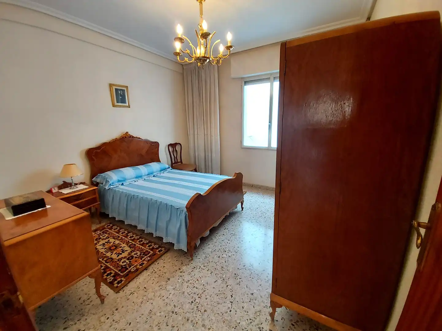 Bedroom of Flat for sale in  Logroño  with Heating and Balcony