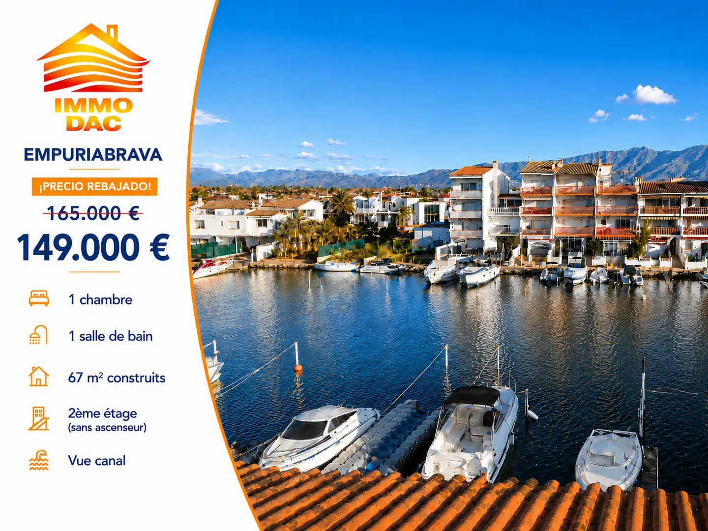 Apartament en venda en Empuriabrava amb Aire condicionat, Calefacció i Terrassa