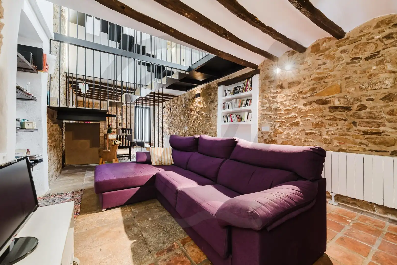 Wohnzimmer von Haus oder Chalet zum Verkauf in Castellón de la Plana / Castelló de la Plana mit Klimaanlage, Heizung und Terrasse