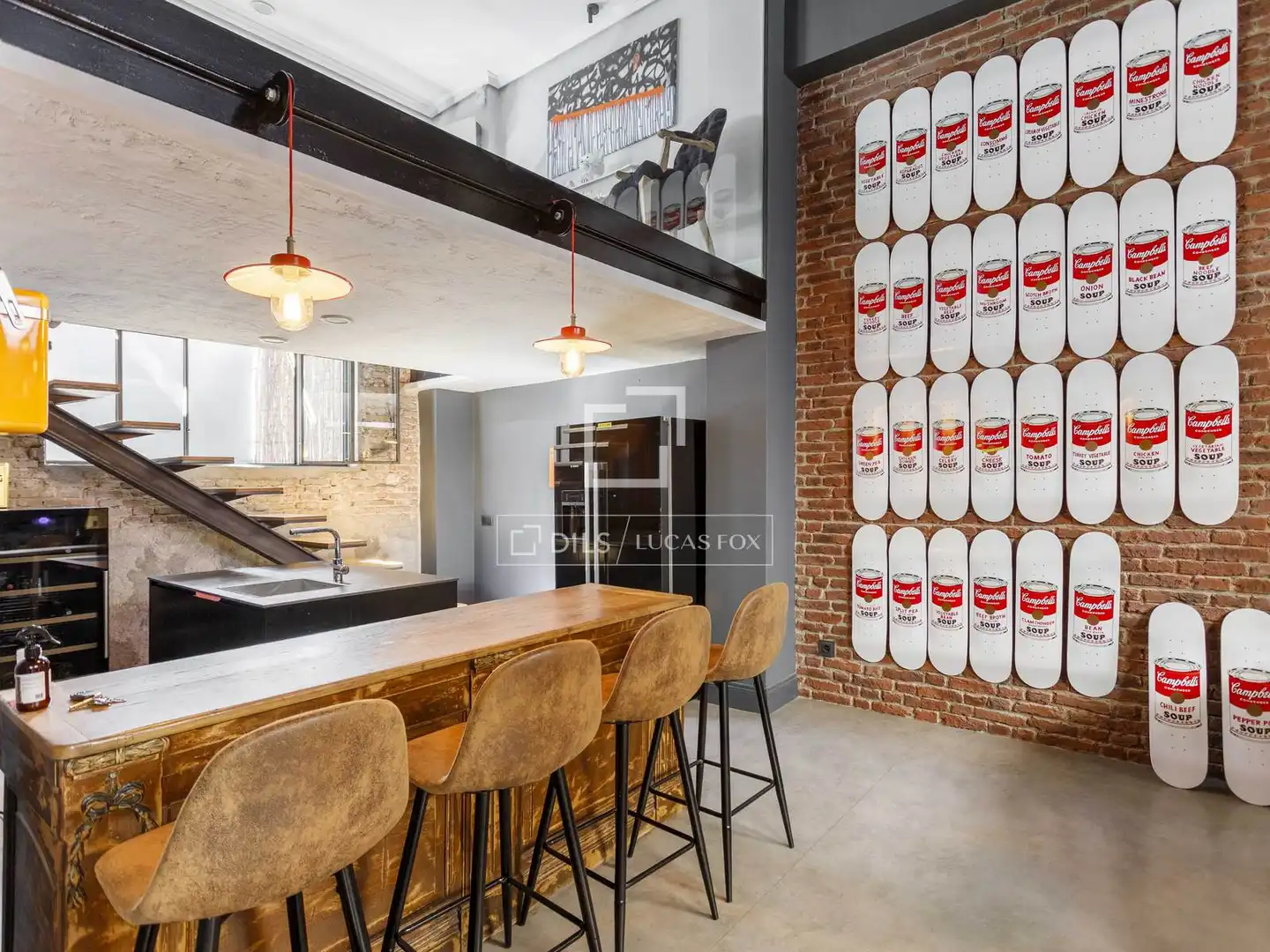 Kitchen of Lofts for rent in Madrid  with Air Conditioner, Heating and Terrace